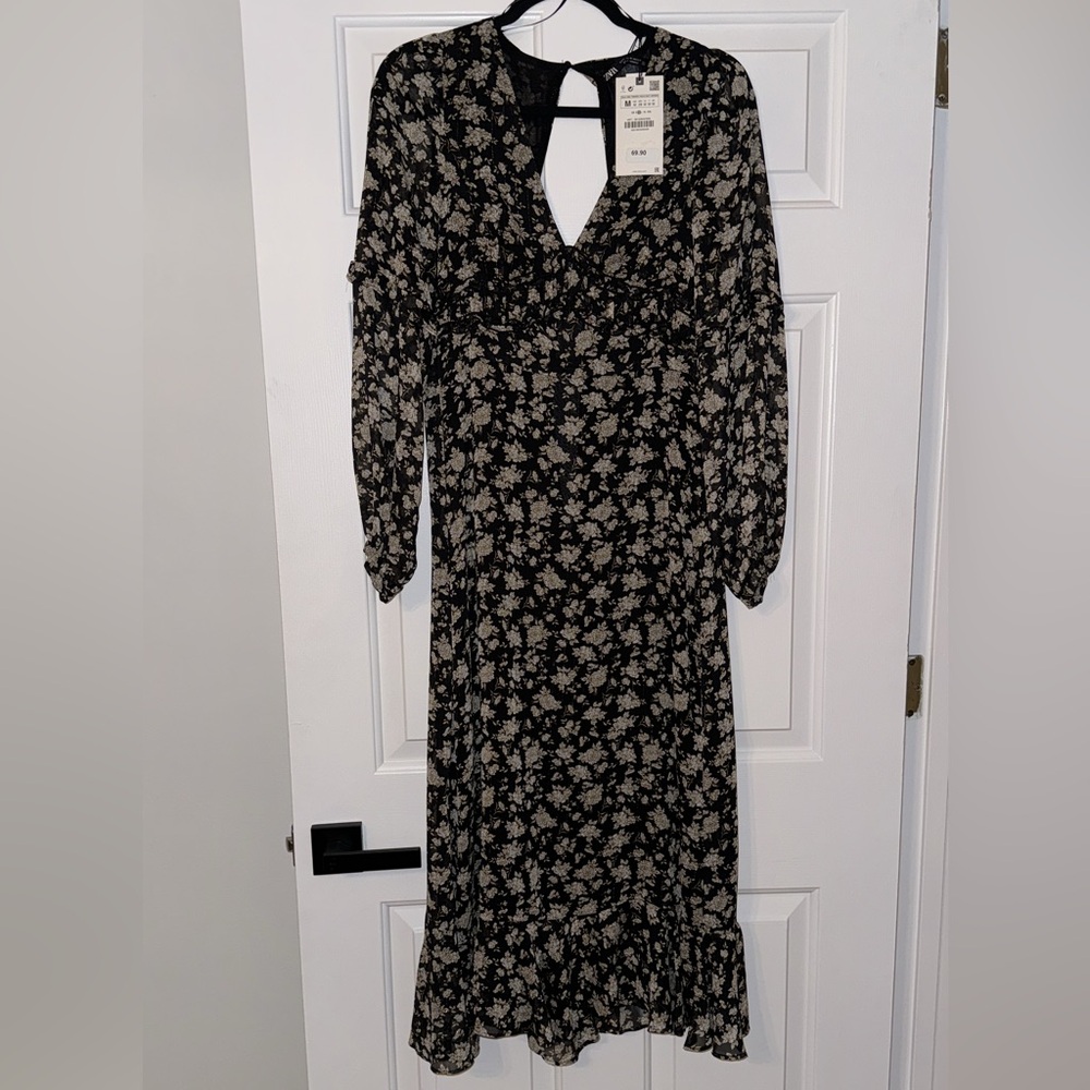 Zara floral dress